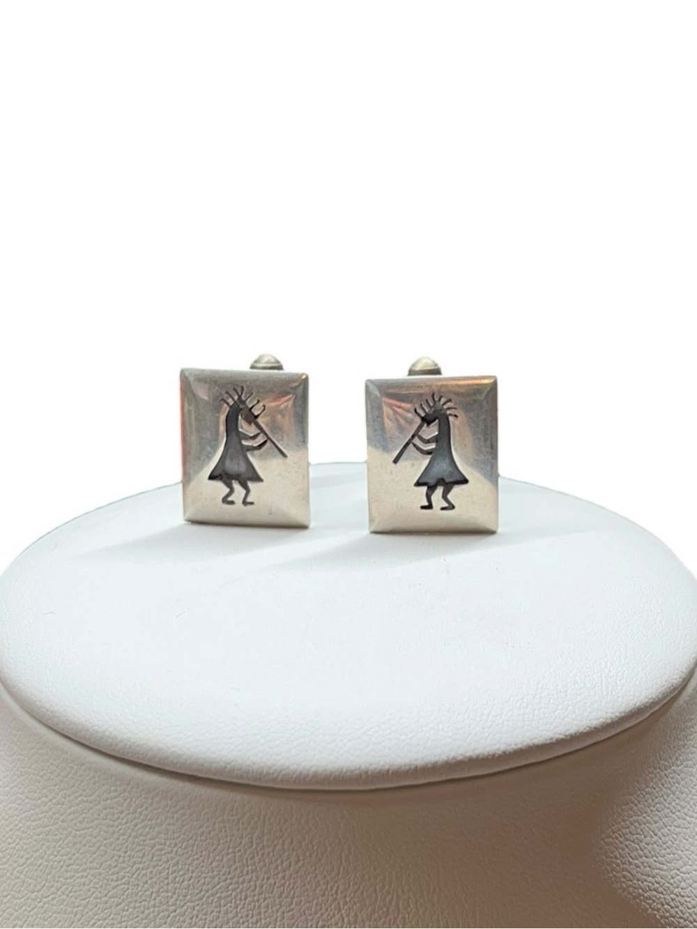 Vintage Kokopelli Native Southwestern Cuff Links